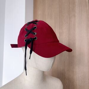 Oct. 3 Korean Fashion Velvet Cap with Tie (One Size)